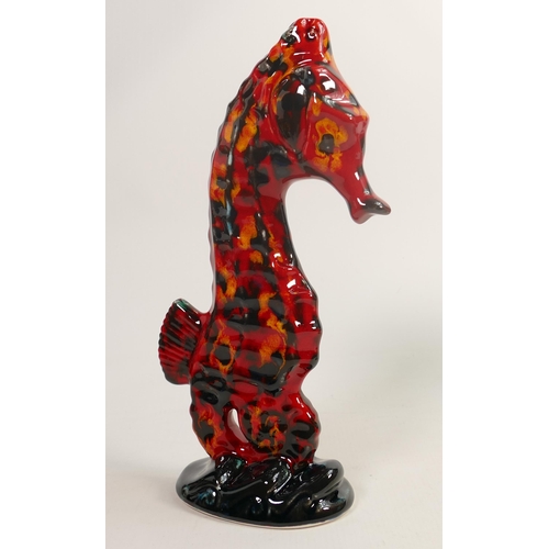 565 - Anita Harris model of a seahorse. Height 30cm