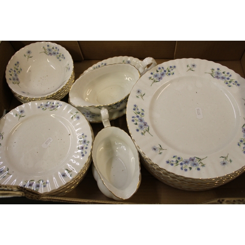 548 - Large collection of Richmond blue rock patterned dinner ware items to include 12 dinner plates, 12 s... 