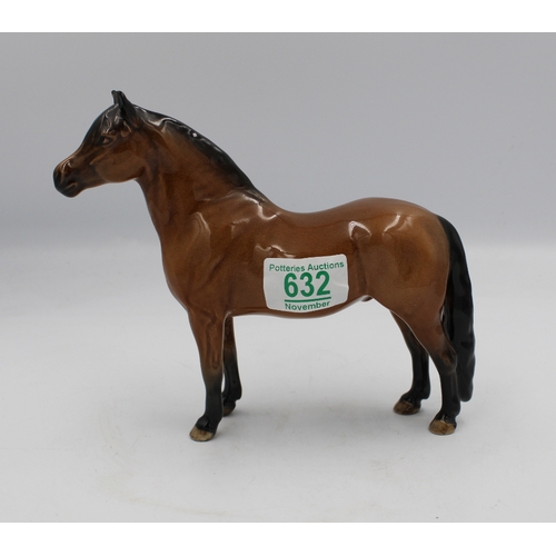 632 - Beswick Dartmoor Pony 1642, (one ear a/f).