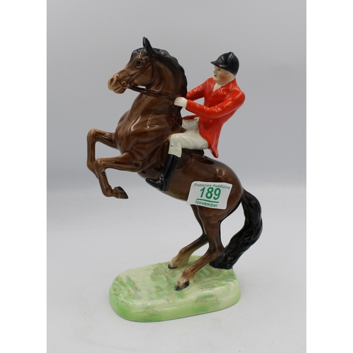 189 - Beswick Huntsman on rearing horse 868, restored