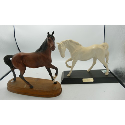 195 - Royal Doulton Spirit of the Wind & Beswick Spirit of Freedom(2)