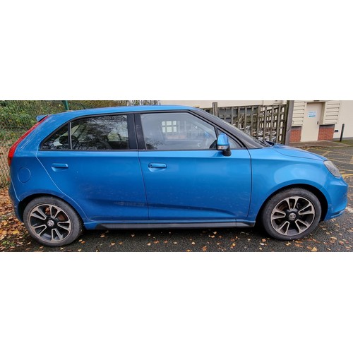 250A - MG 3 STYLE PLUS LUX VTI-TECH Motor Car , no mot, manual, 14 plate, 41502 miles to be sold at 12pm