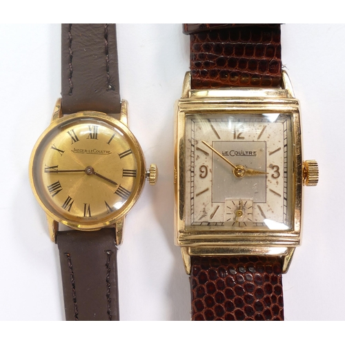 671 - LeCoultre & Jaeger-LeCoultre ladies watches - LeCoultre 10k gold filled.