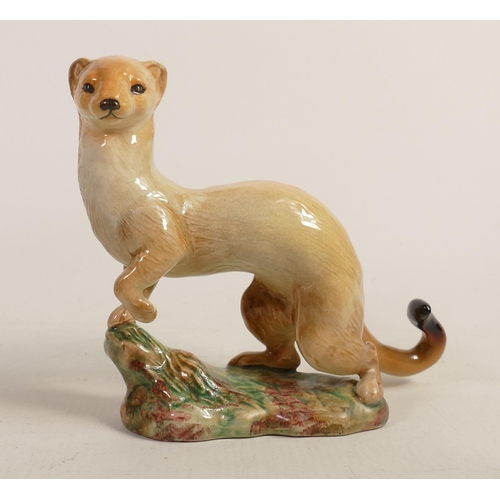 231 - Beswick Stoat with tan summer coat 1021.