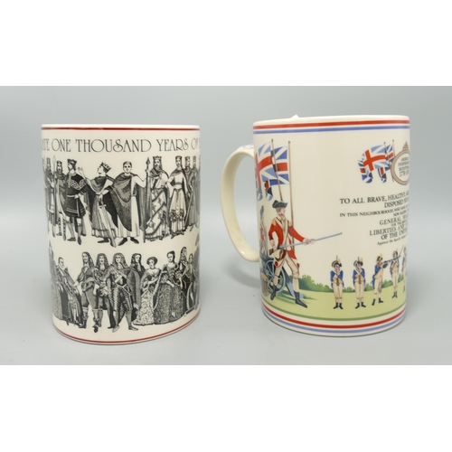 270 - Wedgwood large Display Mugs(2)