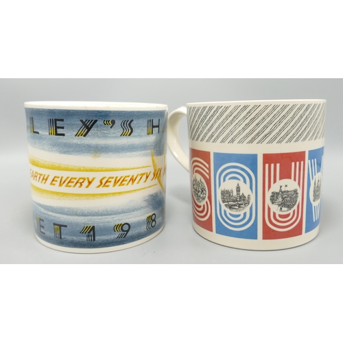 271 - Wedgwood Richard Guyatt large Display Mugs(2)