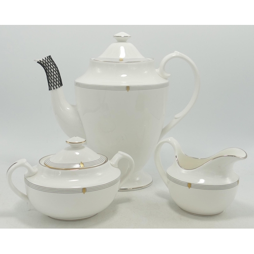 1211 - Spode Opera Platinum Patterned Coffee Service(3)