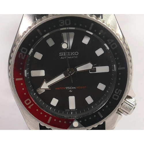 691 - Seiko automatic chronograph mid size unisex watch, ticking order, 37mm excl. button 4205-015T.  Seri... 