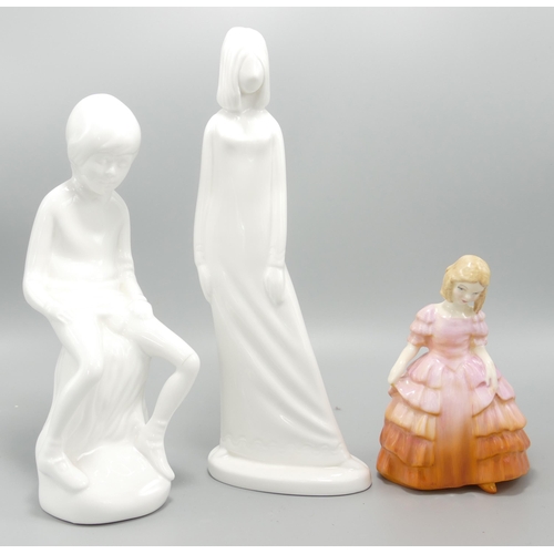 47 - Spode Pauline Shone figures & Royal Doulton HN1368(3)