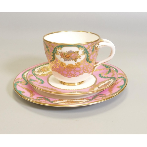 De Lamerie Fine Bone China heavily gilded Floral Special Commission ...