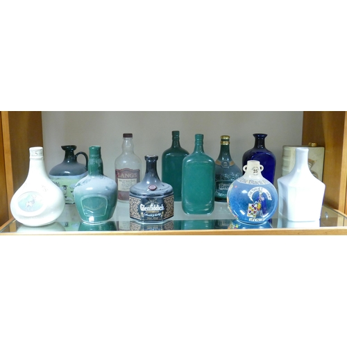 1165 - Wade Ceramics, a collection of Whiskey Bottle Decanters & similar, These items were removed from the... 