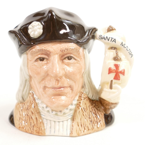 305 - Royal Doulton Small Limited Edition Character Jug Christopher Columbus D6911