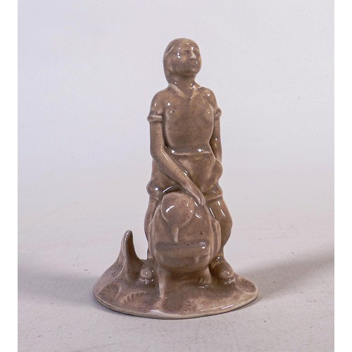 1 - A prototype figure of a girl hiker, height 14cm, possibly a 1960's Wade project piece from the Willi... 