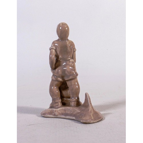 1 - A prototype figure of a girl hiker, height 14cm, possibly a 1960's Wade project piece from the Willi... 