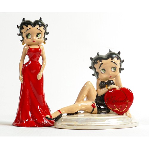 10 - Wade Official Collectors Centre Betty Boop figures - Valentine (hand written to base No.1) & Betty i... 