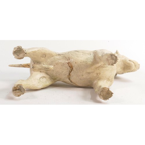 81 - North Light large resin figure of an English Bull Terrier, height 21.5cm. This was removed from the ... 