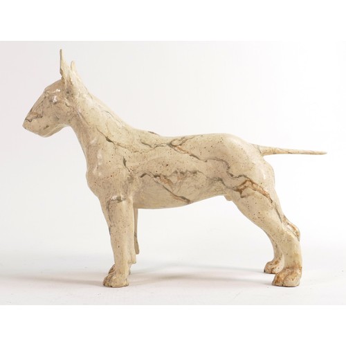 81 - North Light large resin figure of an English Bull Terrier, height 21.5cm. This was removed from the ... 