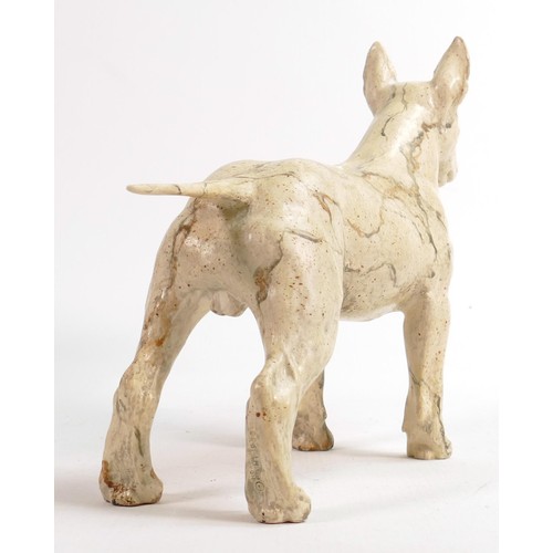 81 - North Light large resin figure of an English Bull Terrier, height 21.5cm. This was removed from the ... 