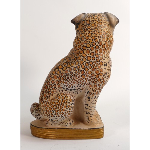 87 - North Light large resin figure of a seated Pug, height 29.5cm. This was removed from the archives of... 