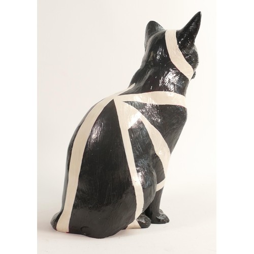 98 - North Light large resin figure of a Seated cat, height 30cm. This was removed from the archives of t... 