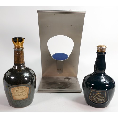 142 - Wade Royal Salute 50 Year Old Scotch Whisky decanter - limited edition 00/255 in Aluminium presentat... 