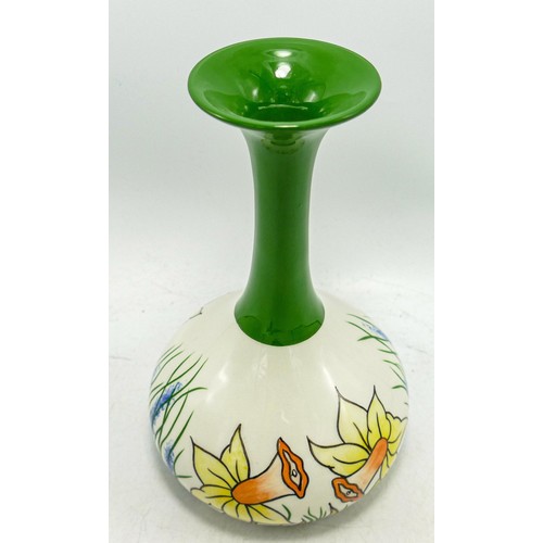 157 - Lorna Bailey Spring vase 19cm high (tube lined) Limited edition 182/250 Mark on base JW.