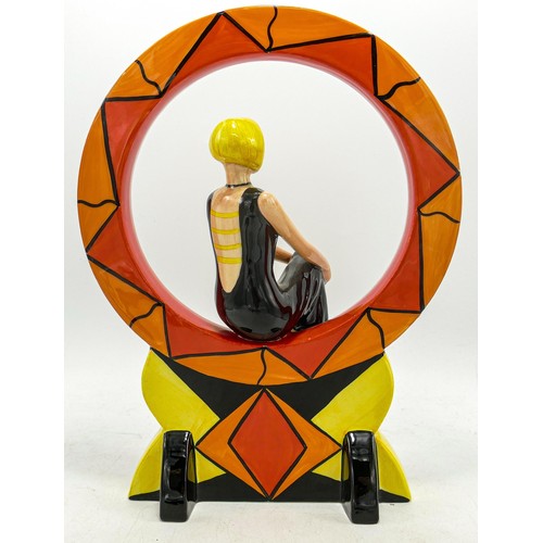 173 - Lorna Bailey Art deco Lady in a circle, limited edition 7/100. 10cm high.

 

Mark on bottom TS