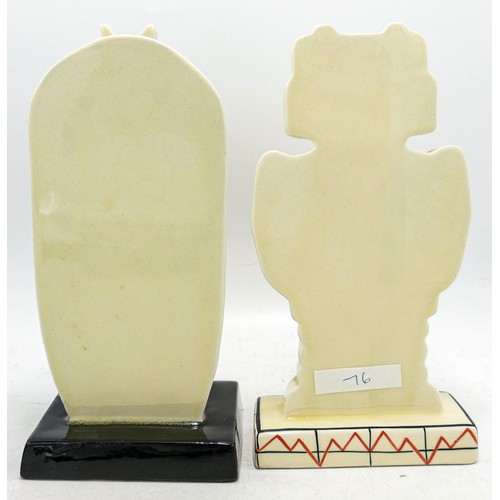 177 - Two Lorna Bailey pieces - 'Deco Droid' limited edition 78/250, mark on base 'JW' 17.5cm high, plus a... 