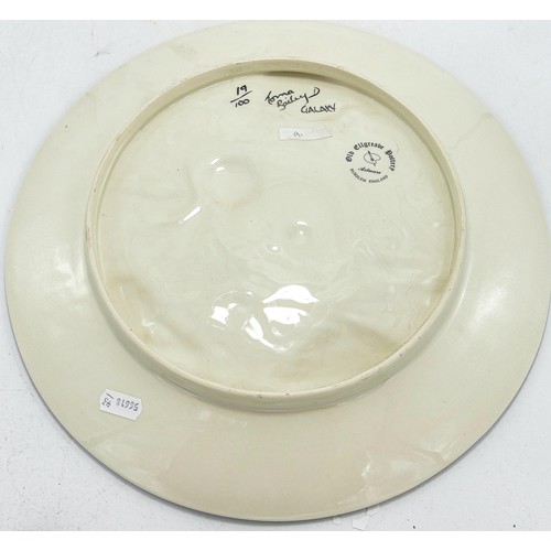 187 - Lorna Bailey Galaxy charger, limited edition 19/100 Mark on base 'D' 34.5cm diameter.