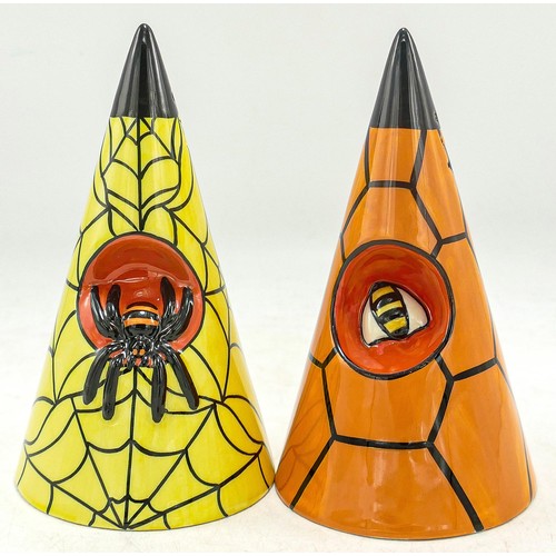 200 - Two Lorna Bailey pieces - 'Honey Cone' sugar sifter, limited edition 31/250, mark on base 