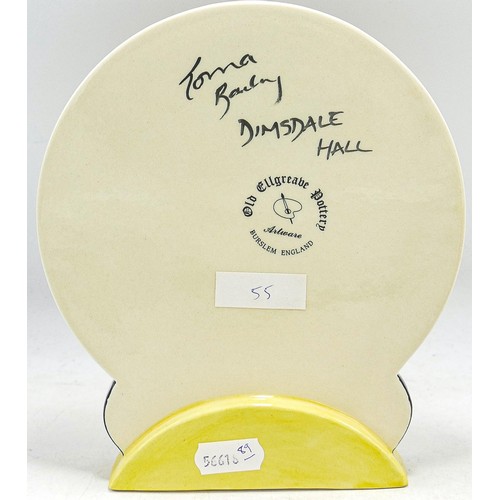 233 - Lorna Bailey Dimsdale Hall plaque, 18cm high mark on inside 