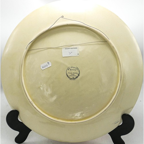 235 - Lorna Bailey Chetwynd Charger 33.5cm diameter, marked 