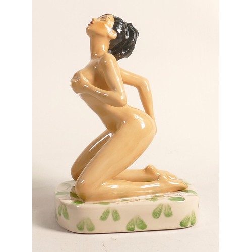 319 - Kevin Francis Peggy Davies erotic figure of a kneeling naked woman, signed Artists Colourway by Vict... 