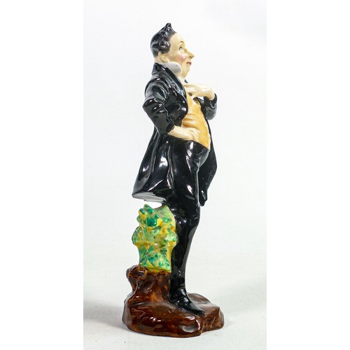 337 - Royal Doulton early figure Pecksniff HN1553, dated 1937. 1.25cm crack to base edge.