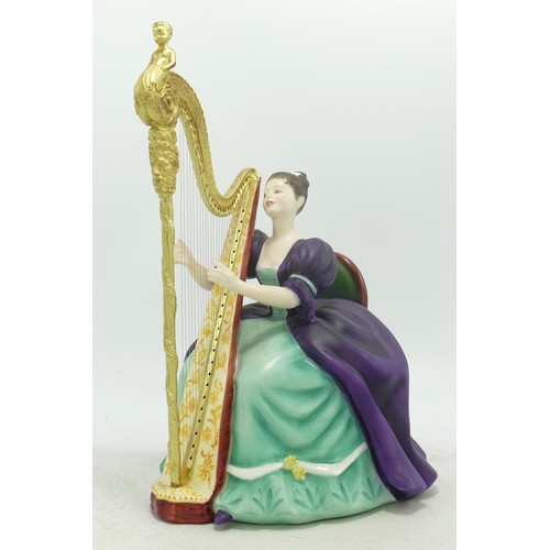 369 - Royal Doulton limited edition figurine Harp HN2482 from the Lady Musicians series. Boxed.