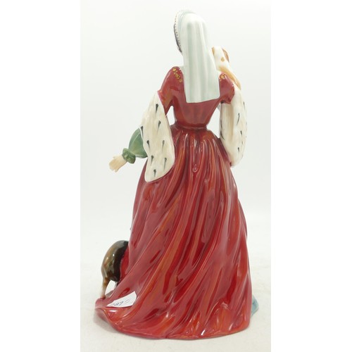 374 - Royal Doulton limited edition figure Anne Boleyn HN3232, with certificate.