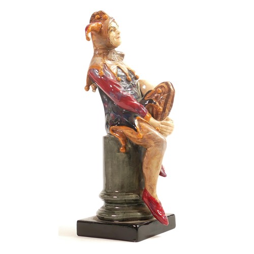 425 - Royal Doulton Character figure The Jester HN1702, rear bobble from tunic missing.