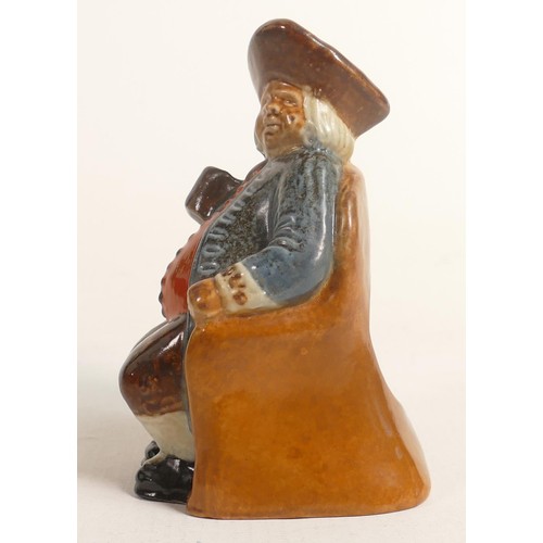 447 - Royal Doulton Lambeth seated toby jug by Harry Simeon, h.11.5cm.