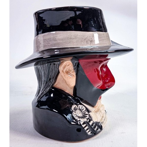 468 - Royal Doulton large character jug The Phantom of the Opera D7017, limited edition.