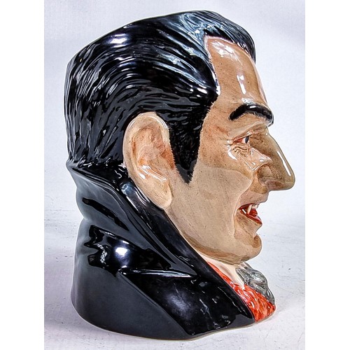 469 - Royal Doulton large character jug Count Dracula D7053