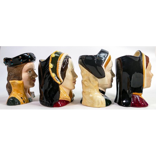 478 - A collection of Royal Doulton large character jugs to include Henry VIII D6642, Catherine of Aragon ... 