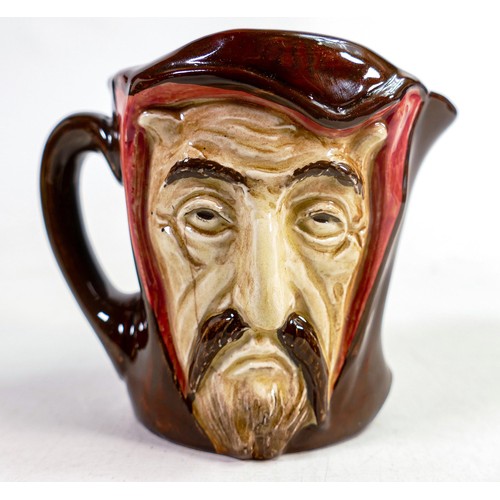 486 - Royal Doulton double sided small character jug Mephistopheles.