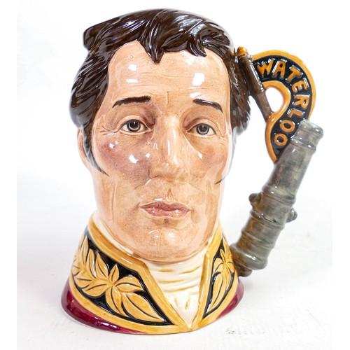 496 - Royal Doulton large character jug Duke of Wellington D6848. From the Great Generals series, limited ... 