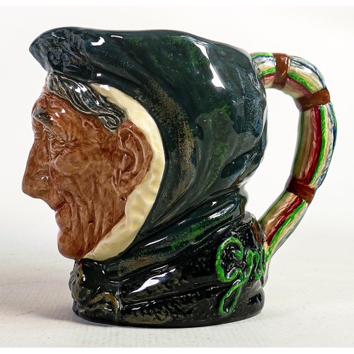 497 - Royal Doulton large character jug Toothless Granny D5521.