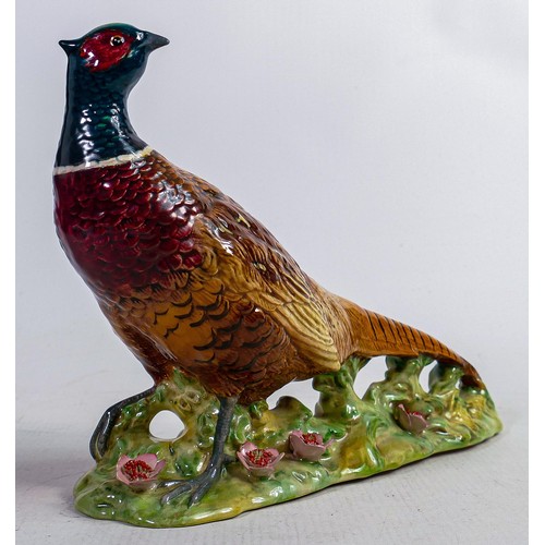 532 - Beswick large pheasant on floral base 1225 (restored).