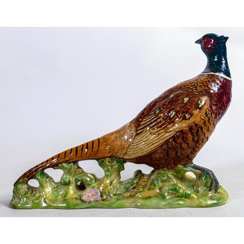 532 - Beswick large pheasant on floral base 1225 (restored).