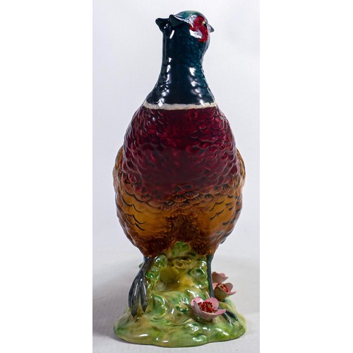 532 - Beswick large pheasant on floral base 1225 (restored).