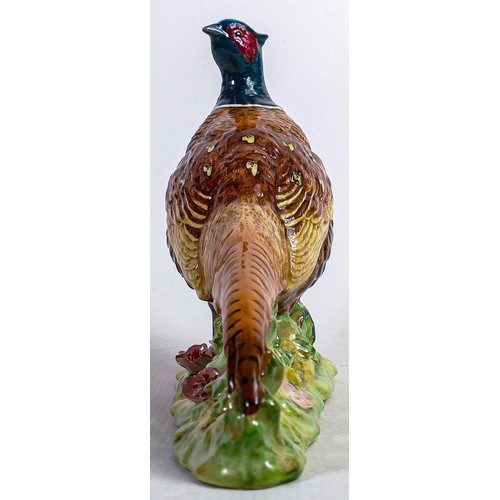 532 - Beswick large pheasant on floral base 1225 (restored).