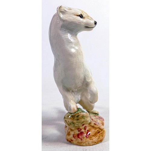 541 - Beswick Stoat in winter coat 1021