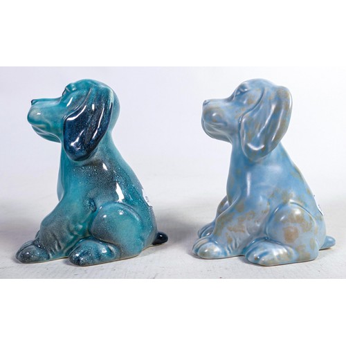 549 - Beswick blue coloured 454 puppies (2)